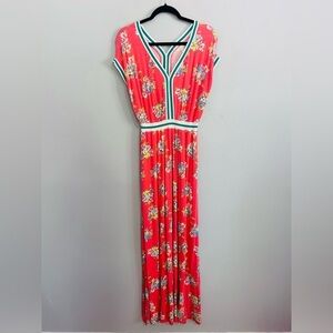 Matilda Jane Women’s Size Small Floral Boho Maxi Dress Cottagecore Soft Girl